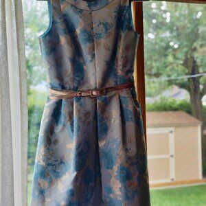 Blue dress from Tahari